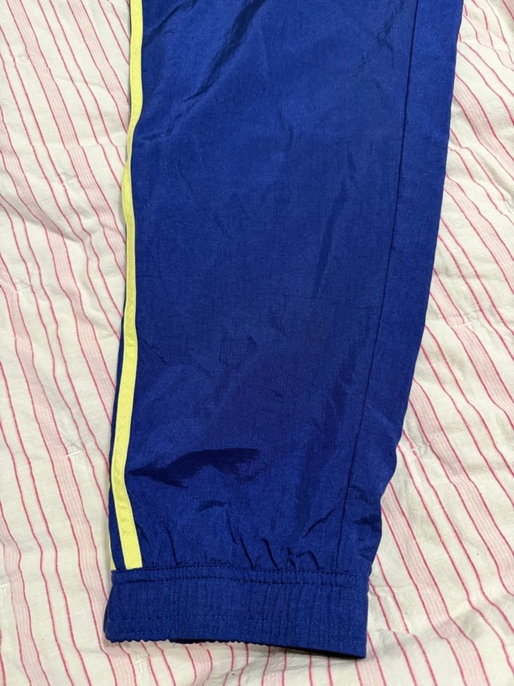 adidas Royal Blue Athletic Jersey with White Logo large